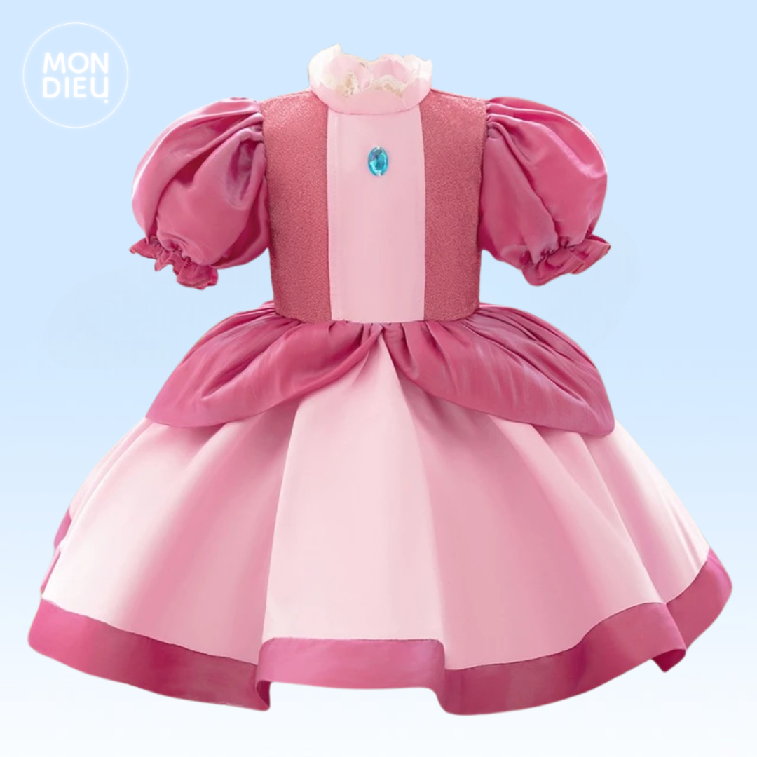 Vestido Princesa Peach para niñas