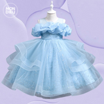 Vestido Lily color azul para niñas