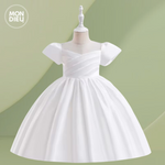 Vestido Madison color blanco para niñas
