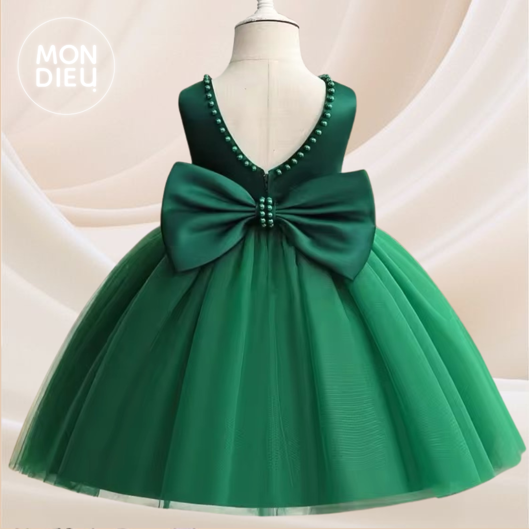 Vestido Melissa color verde para niñas