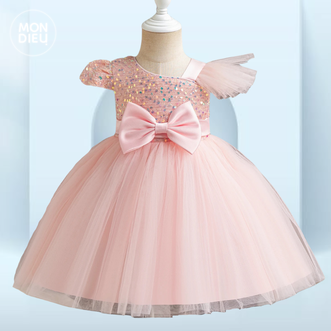 Vestido Elena color rosa para niñas