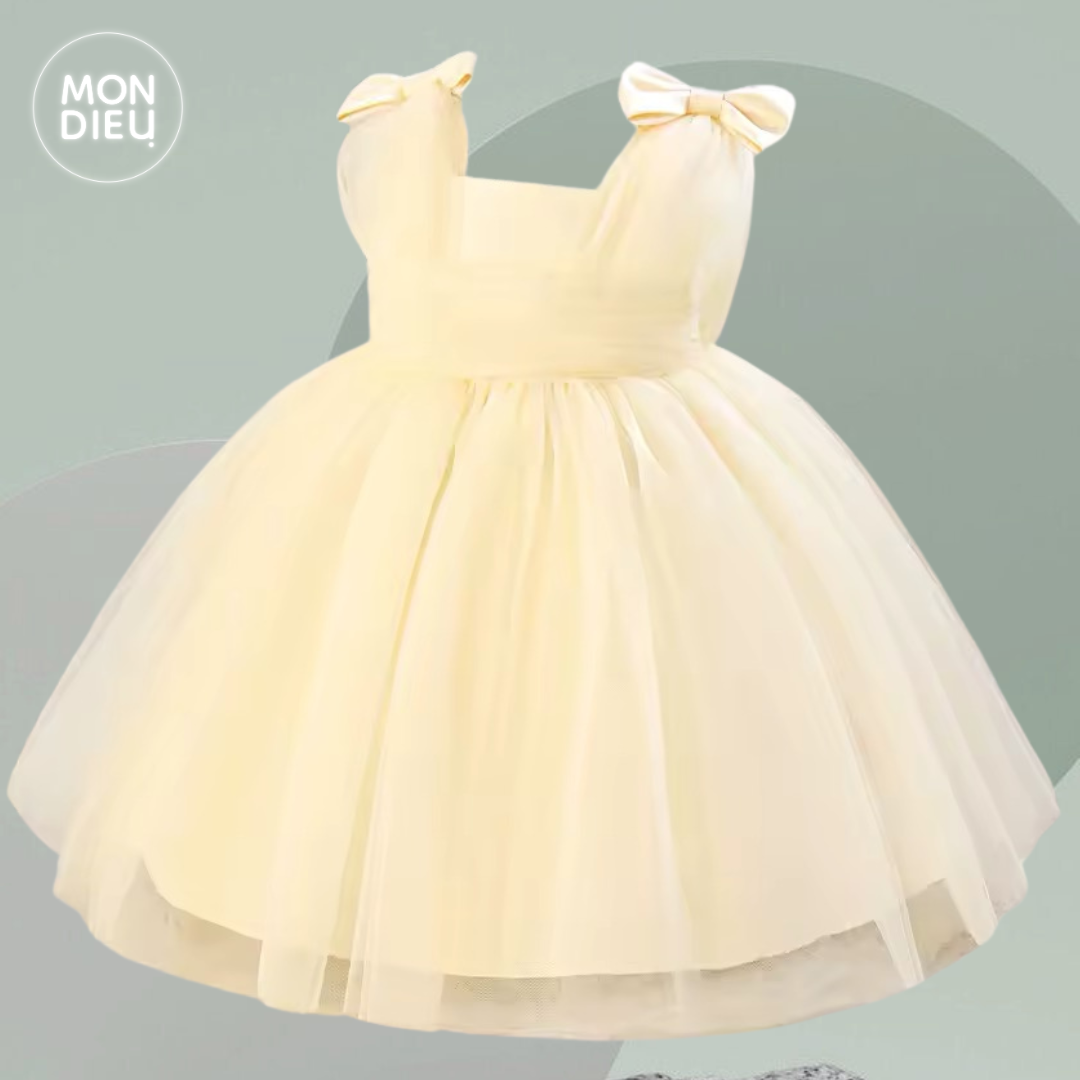 Vestido Amelia color beige para niñas