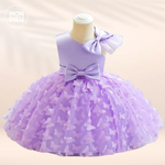 Vestido Flora color lila para niñas