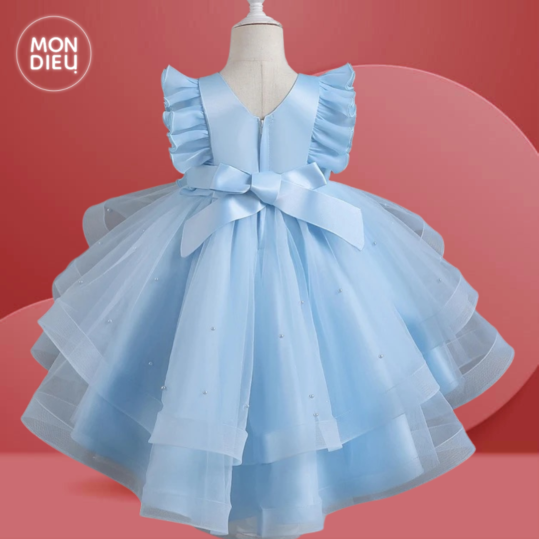 Vestido Eva color azul para niñas