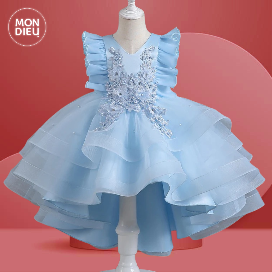 Vestido Eva color azul para niñas