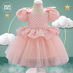 Vestido Alicia color rosa para niñas