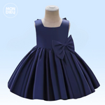 Vestido Valentina color azul marino para niñas