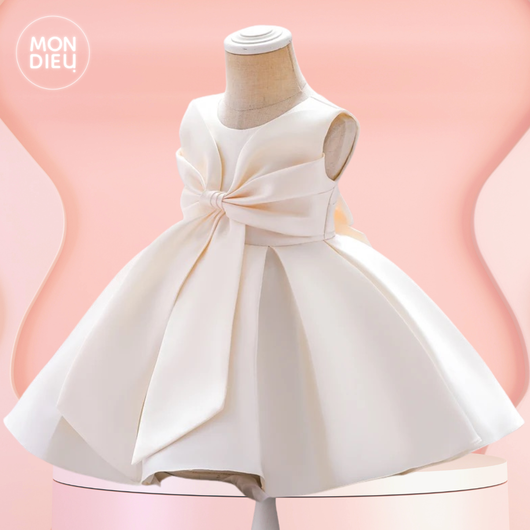 Vestido Elisa color beige para niñas