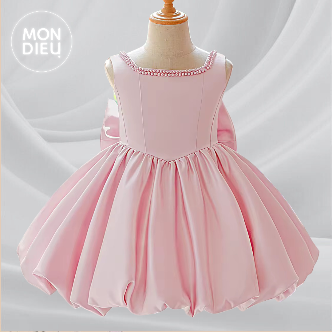 Vestido Eloisa color rosa para niñas