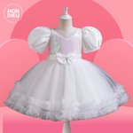 Vestido Emma color blanco para niñas