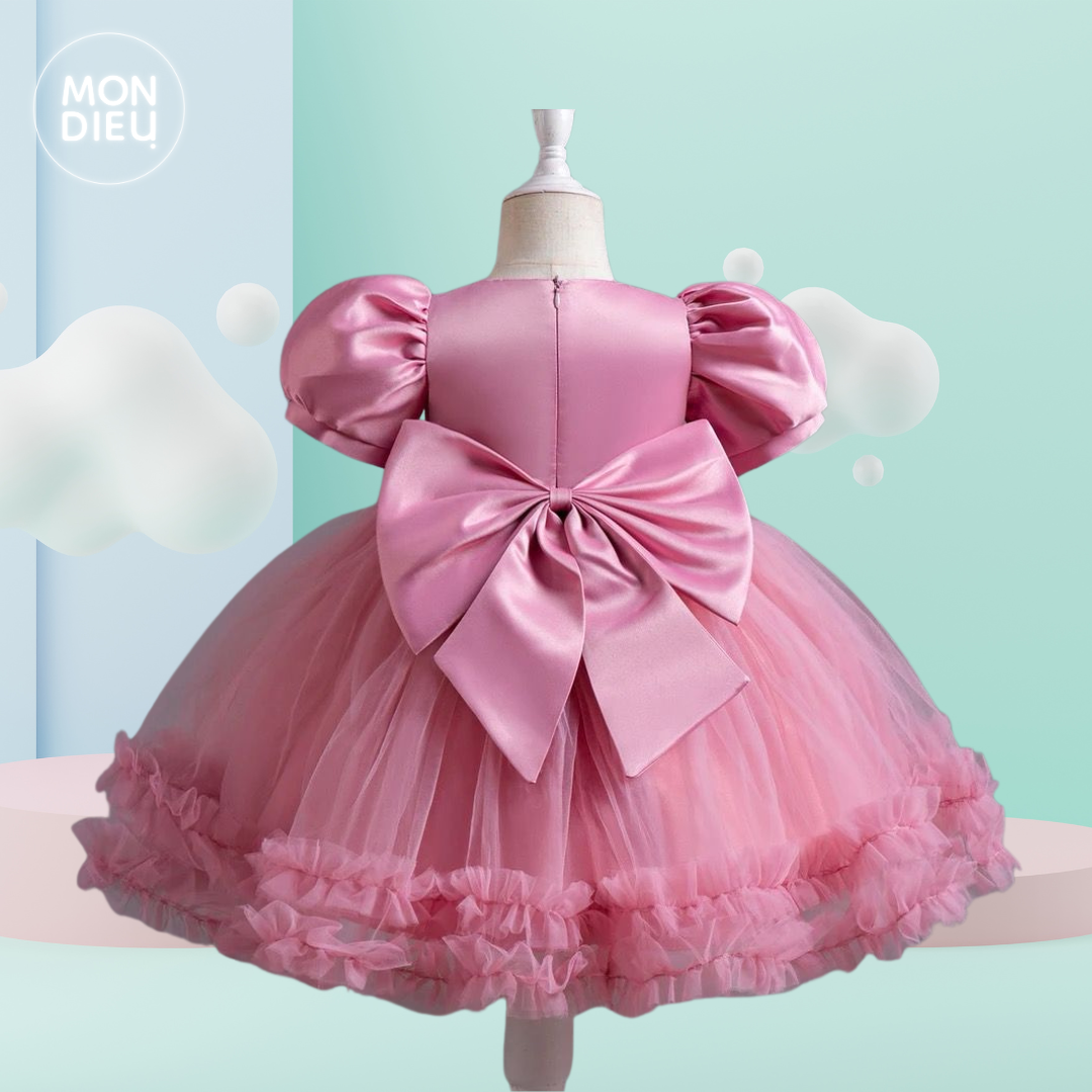 Vestido Emma color rosa para niñas