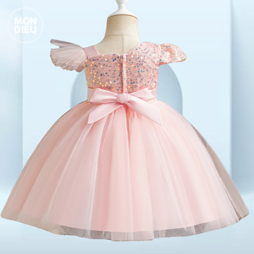 Vestido Elena color rosa para niñas