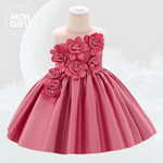 Vestido Anya color rosa para niñas