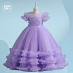 Vestido Michelle color lila para niñas