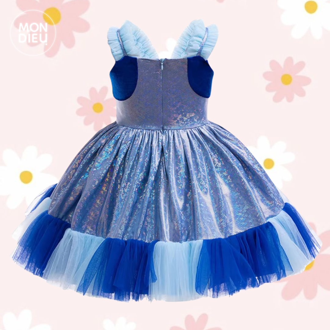 Vestido Bluey color azul para niñas