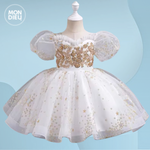 Vestido Larissa color blanco para niñas