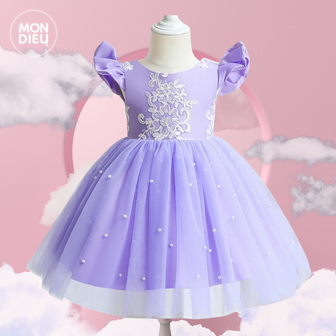 Vestido Karol color lila para niñas