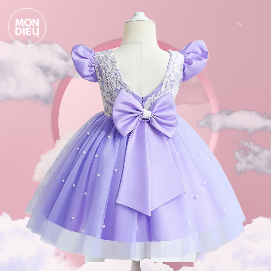 Vestido Karol color lila para niñas