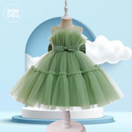 Vestido Odette color verde para niñas
