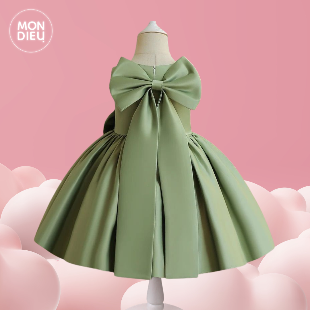 Vestido Valentina color verde para niñas