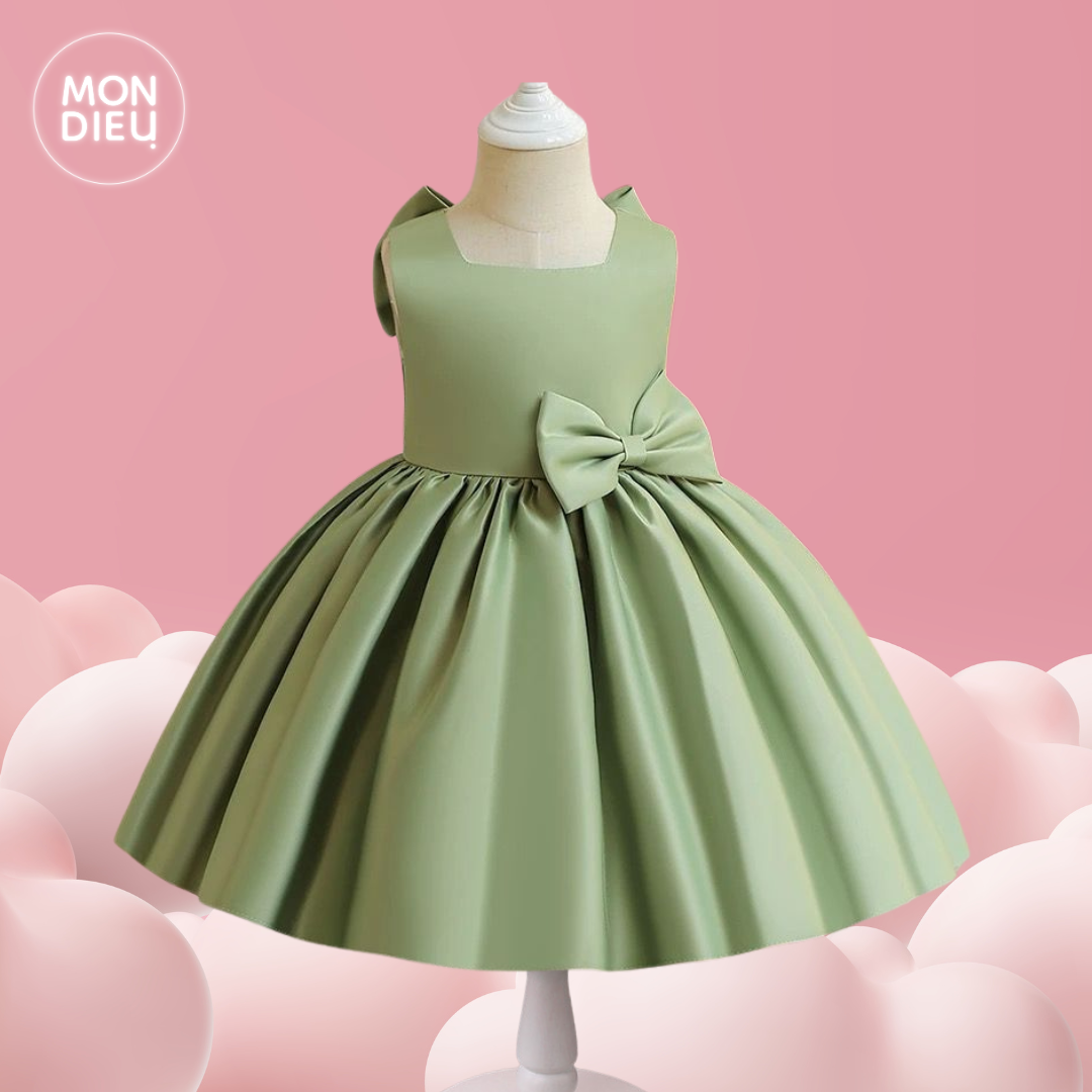 Vestido Valentina color verde para niñas