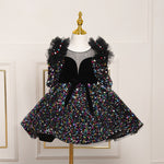 Vestido Renesmee color negro para niñas