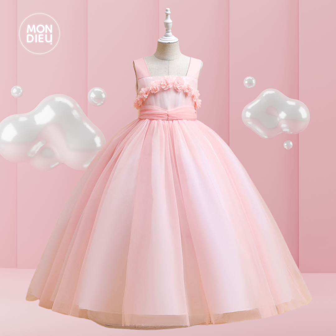 Vestido Danna color rosa para niñas