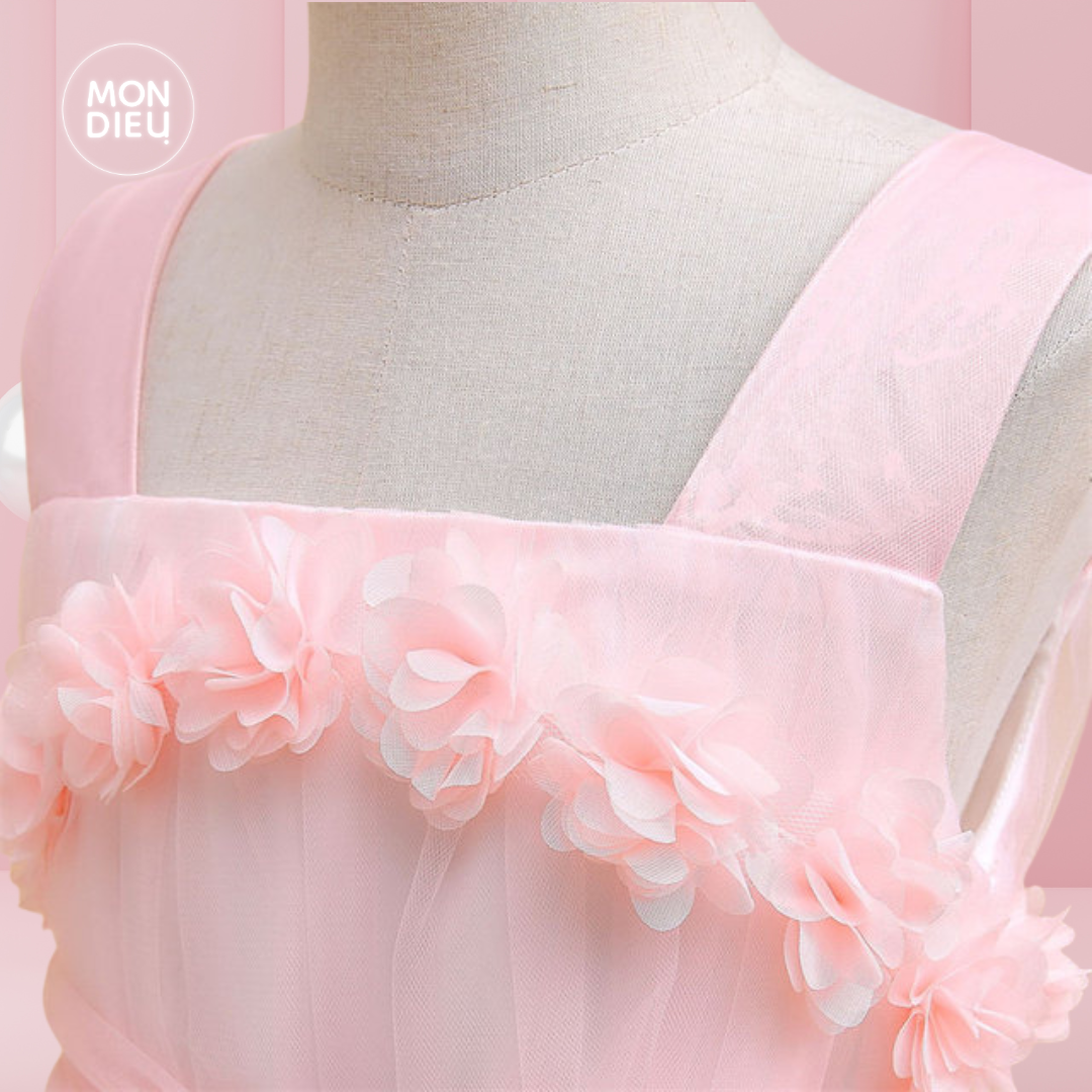 Vestido Danna color rosa para niñas