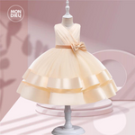 Vestido Paula color beige para niñas