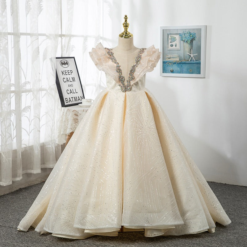 Vestido Veronica color beige para niñas