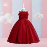 Vestido Unna color rojo para niñas