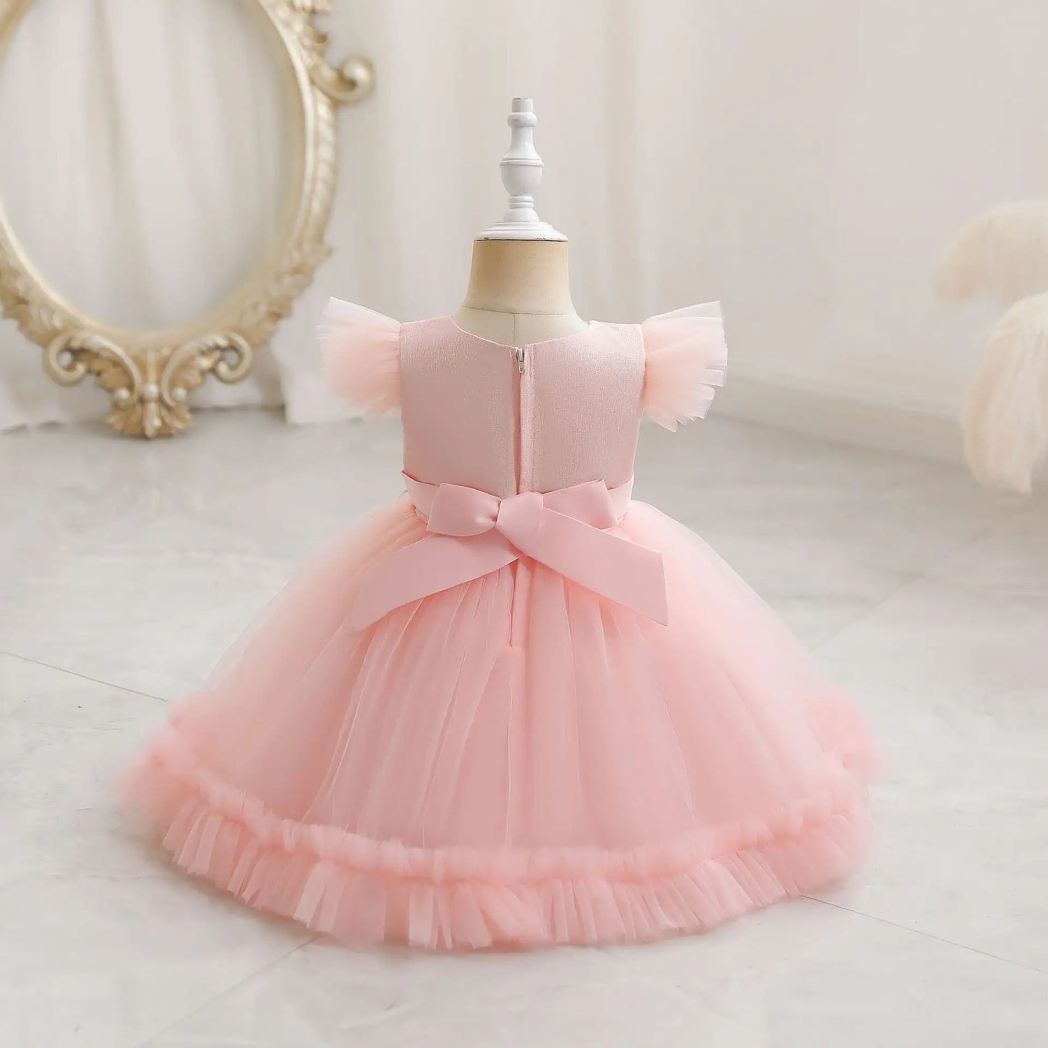 Vestido Naomi color rosa para niñas
