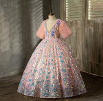 Vestido Malena color rosa para niñas