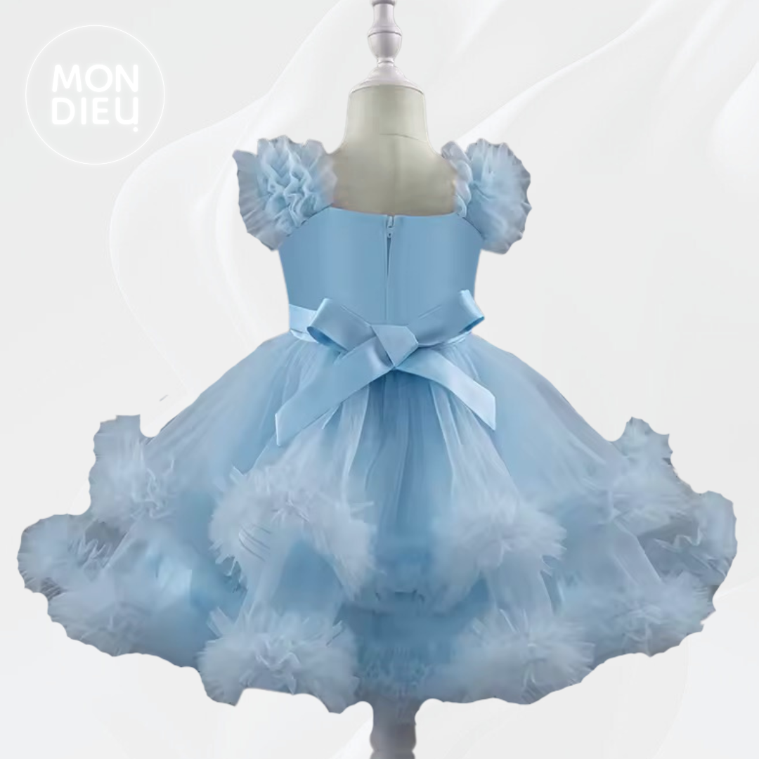 Vestido Adeline color azul para niñas