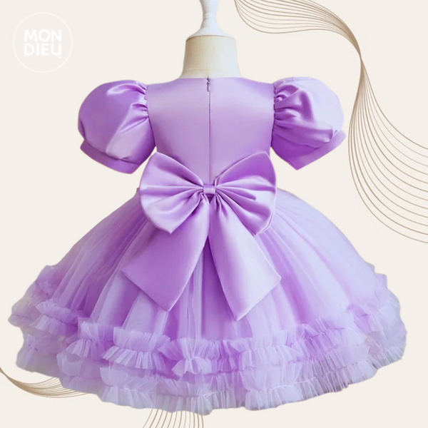 Vestido Emma color lila para niñas