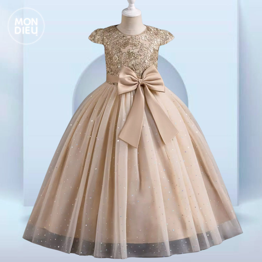 Vestido Susi color beige para niñas