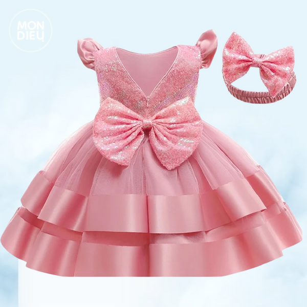 Vestido Renata color rosa para niñas