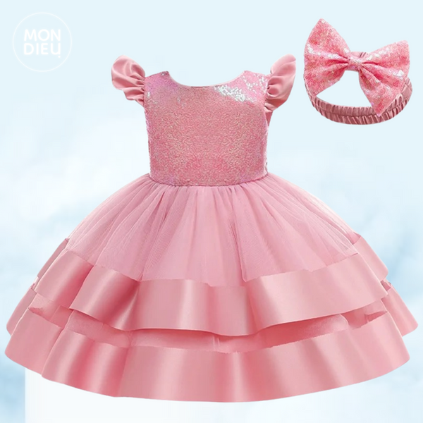 Vestido Renata color rosa para niñas