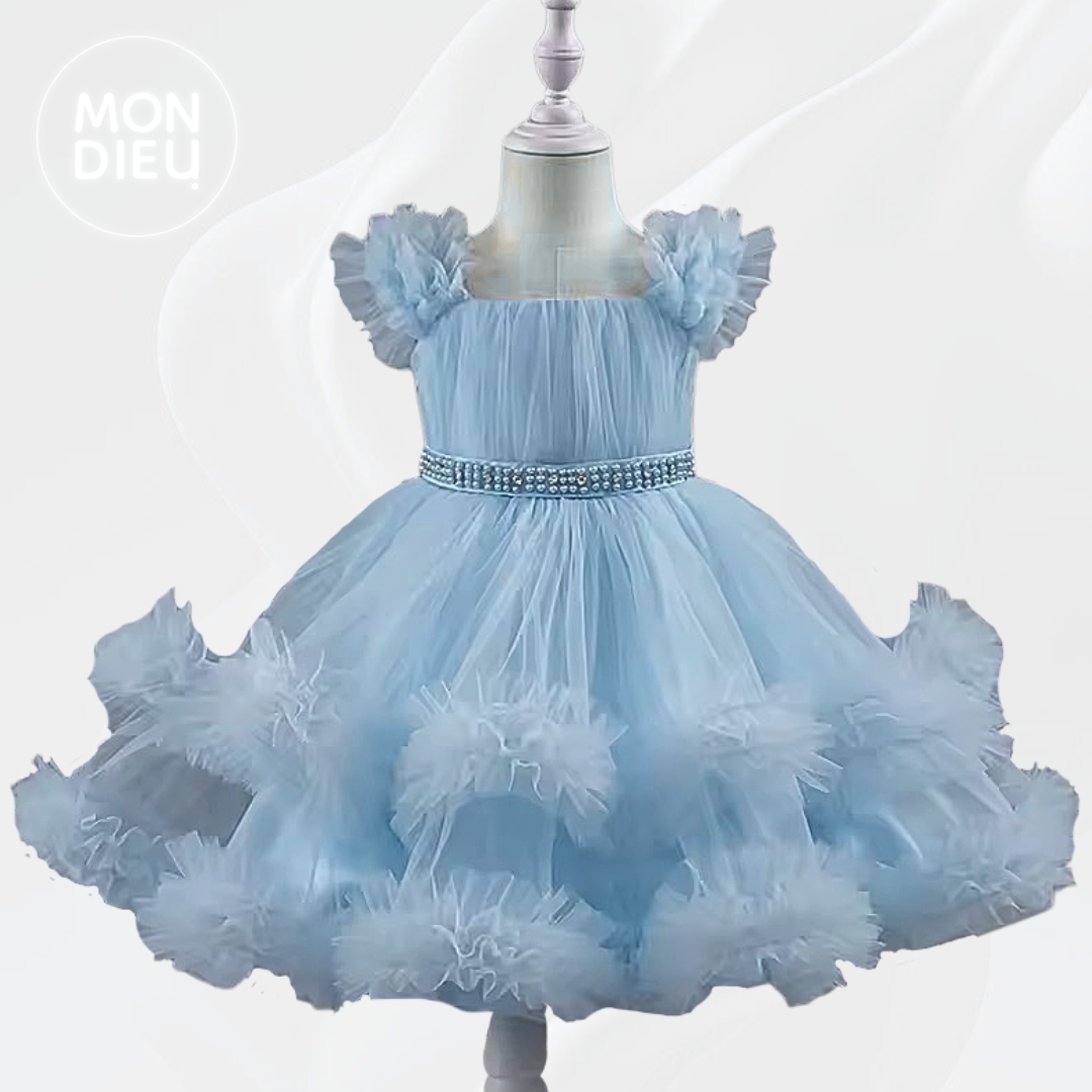 Vestido Adeline color azul para niñas