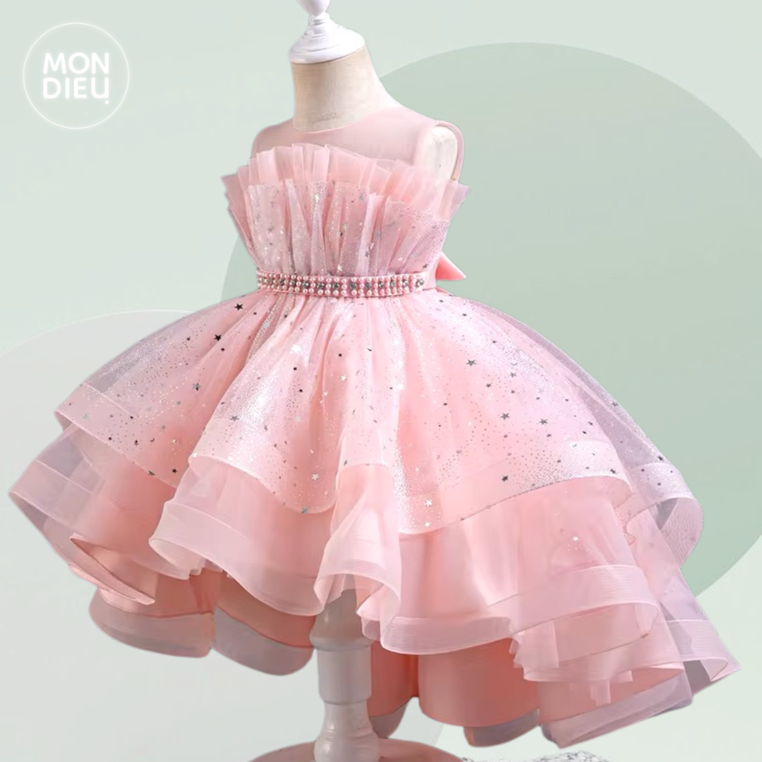 Vestido Alessa color rosa para niñas