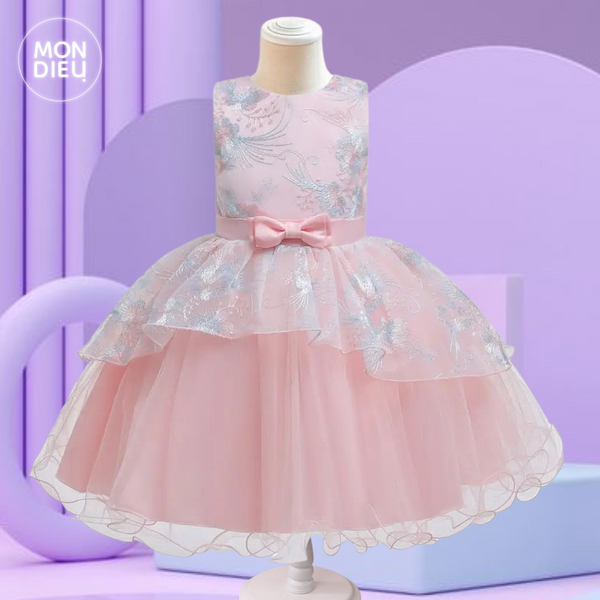 Vestido Camilia color rosa para niñas