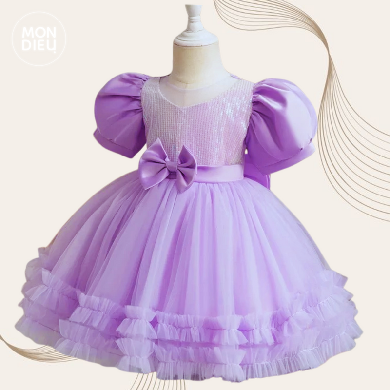 Vestido Emma color lila para niñas