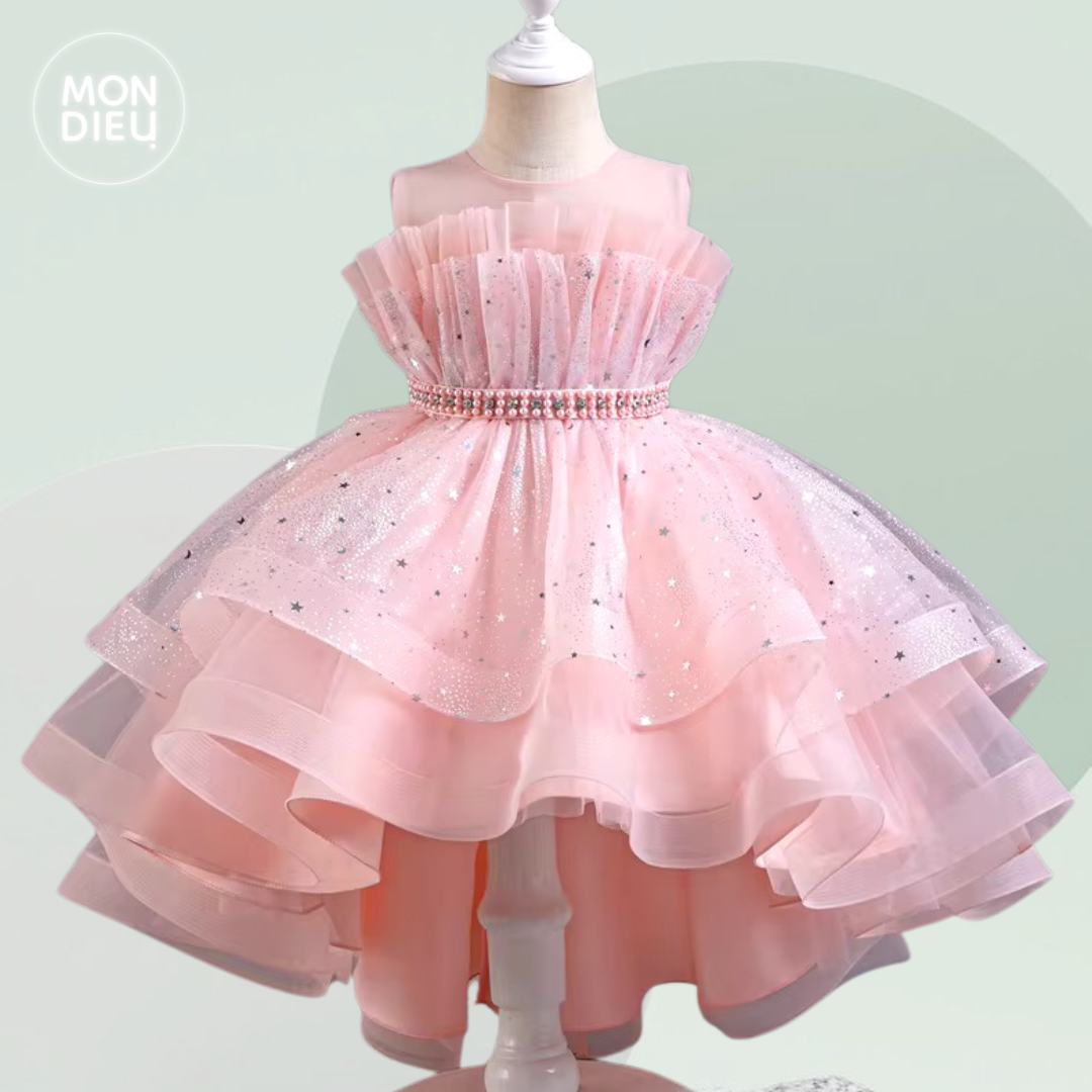 Vestido Alessa color rosa para niñas