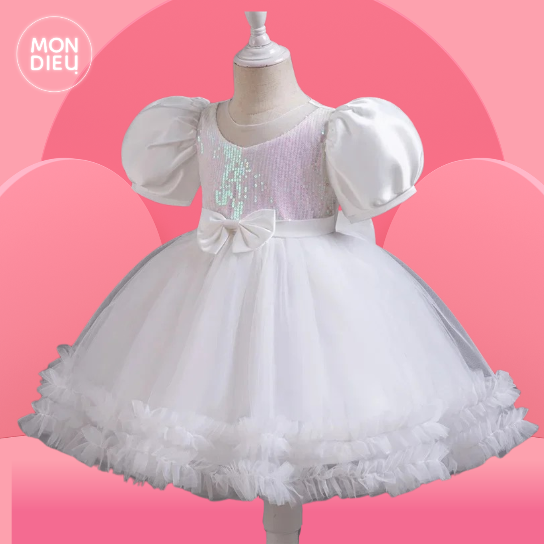 Vestido Emma color blanco para niñas