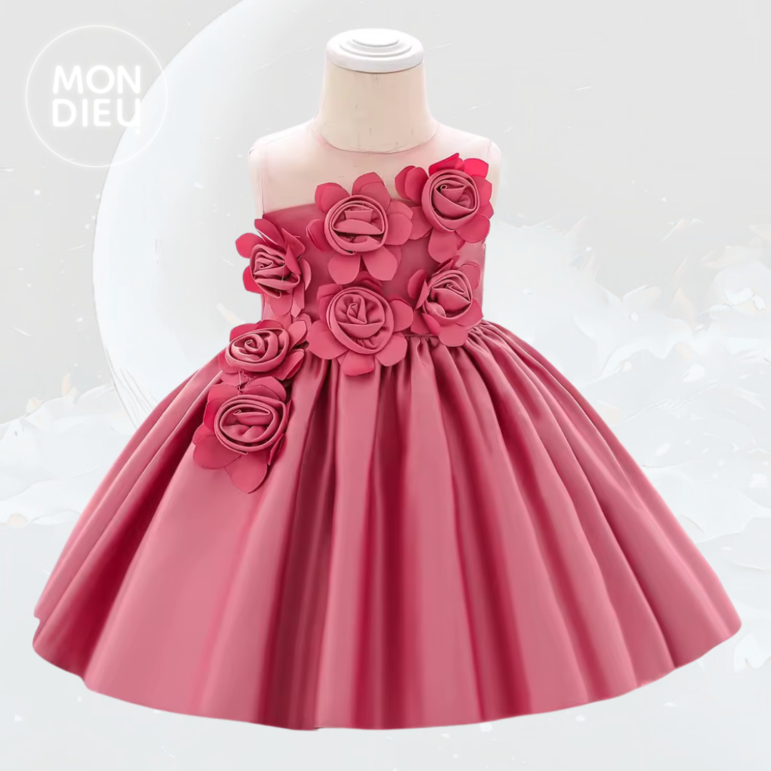 Vestido Anya color rosa para niñas