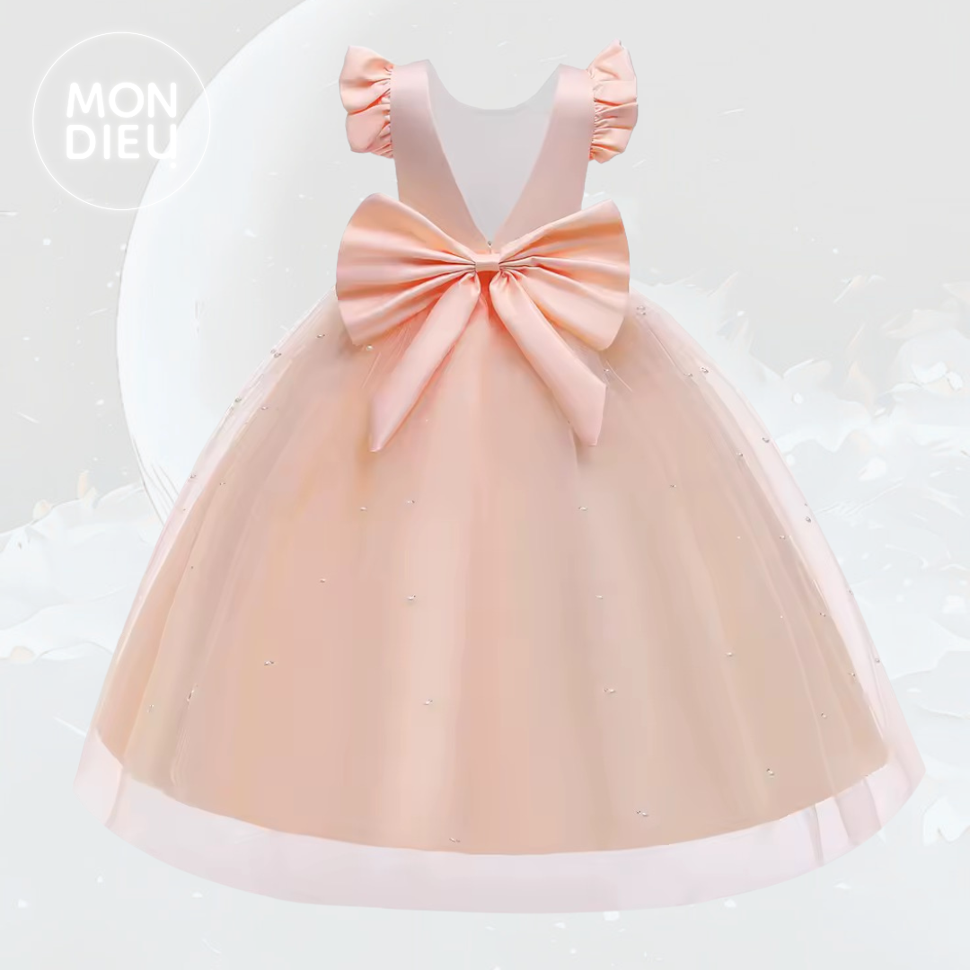 Vestido Emily color beige para niñas