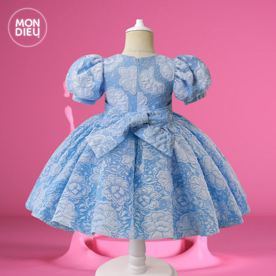 Vestido Sandra color azul para niñas