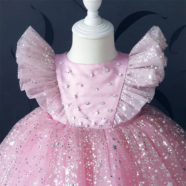 Vestido Estrella color rosa para niñas