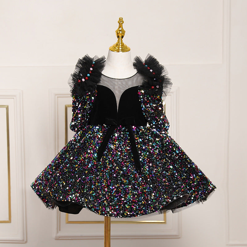Vestido Renesmee color negro para niñas
