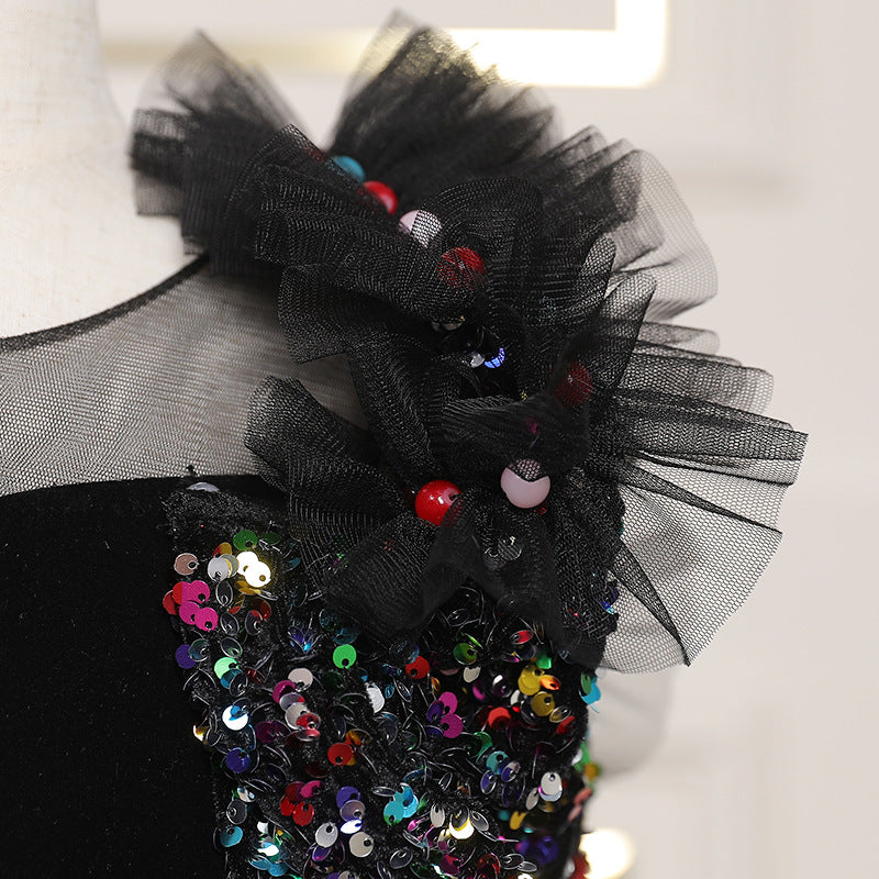 Vestido Renesmee color negro para niñas